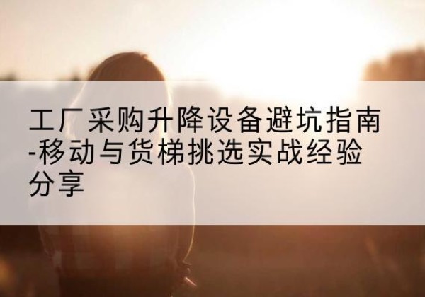 新田移动式升降机怎么选-工厂采购升降设备避坑指南-移动与货梯挑选实战经验分享